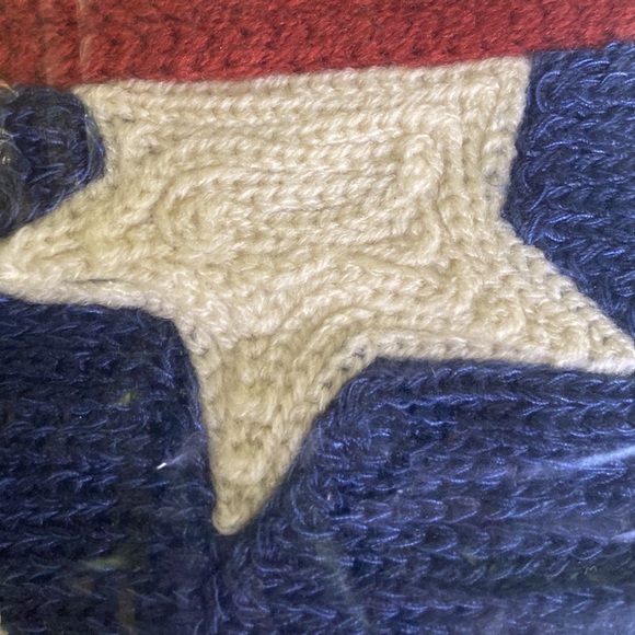 Pottery Barn Americana Red, White, and Blue Stars and Stripes Pillow Cover BN - Picture 10 of 16